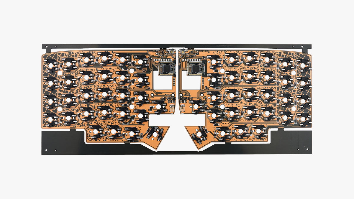 Lily 58 Wireless SMT PCB – Assembled Hot-Swap, ZMK Compatible