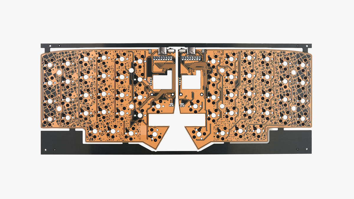 Lily 58 Wireless SMT PCB – Assembled Hot-Swap, ZMK Compatible
